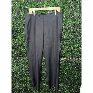 Pagro, Black Trousers, Flat front, Men’s Size 50 Vintage